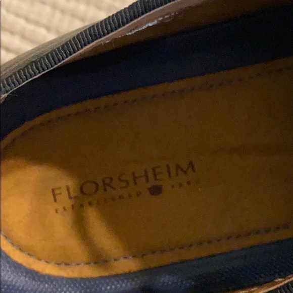 Black/Black wash Florsheim